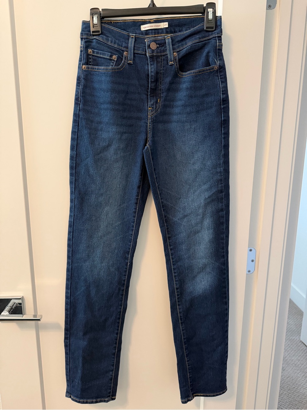 Levi's Dark Blue High-Rise Skinny Jeans